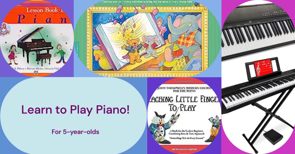 best piano books for 5 year olds