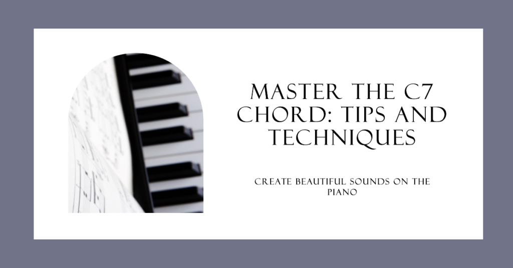 C7 Chord Piano
