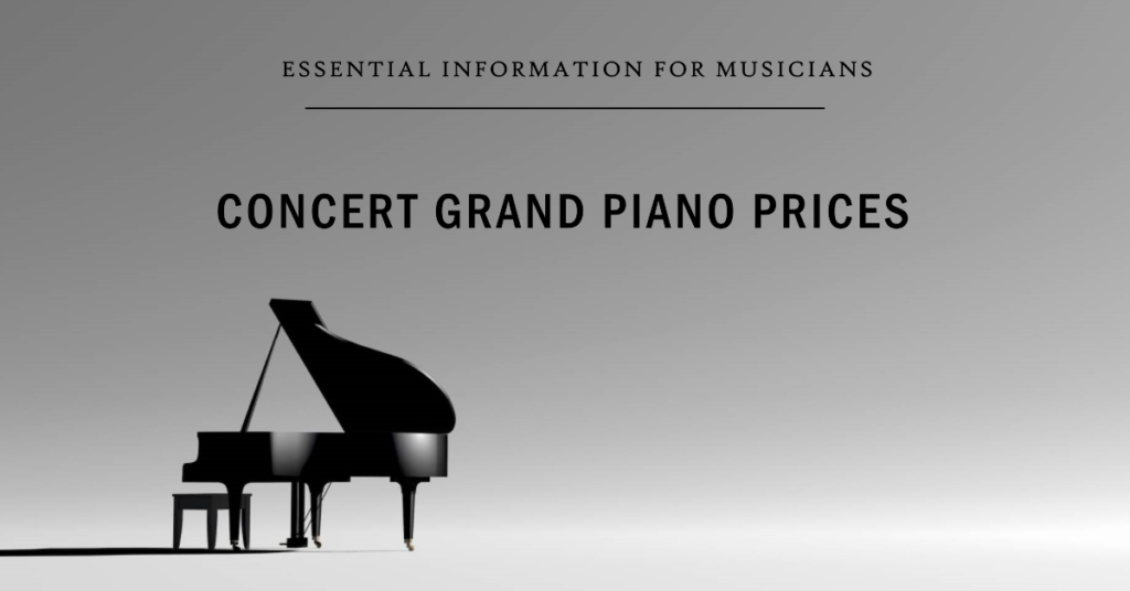 concert grand piano price
